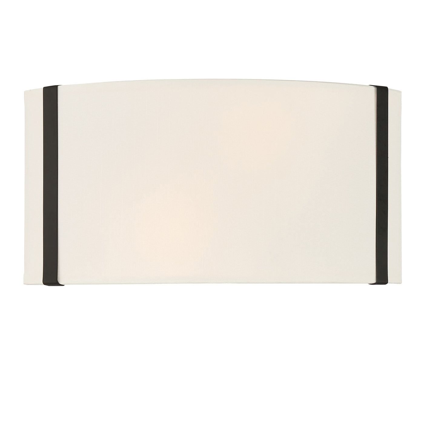 Fulton 2 Light Black Sconce Wall Sconce Crystorama