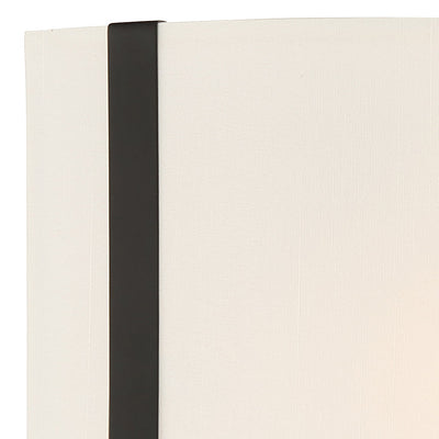 Fulton 2 Light Black Sconce Wall Sconce Crystorama