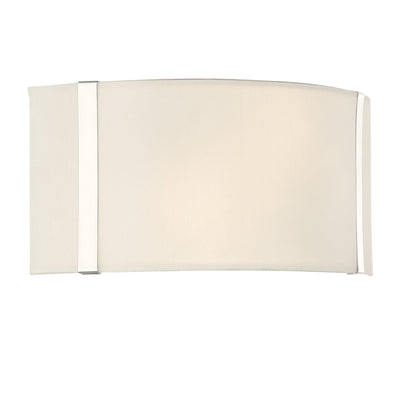 Fulton 2 Light Polished Nickel Sconce Wall Sconce Crystorama