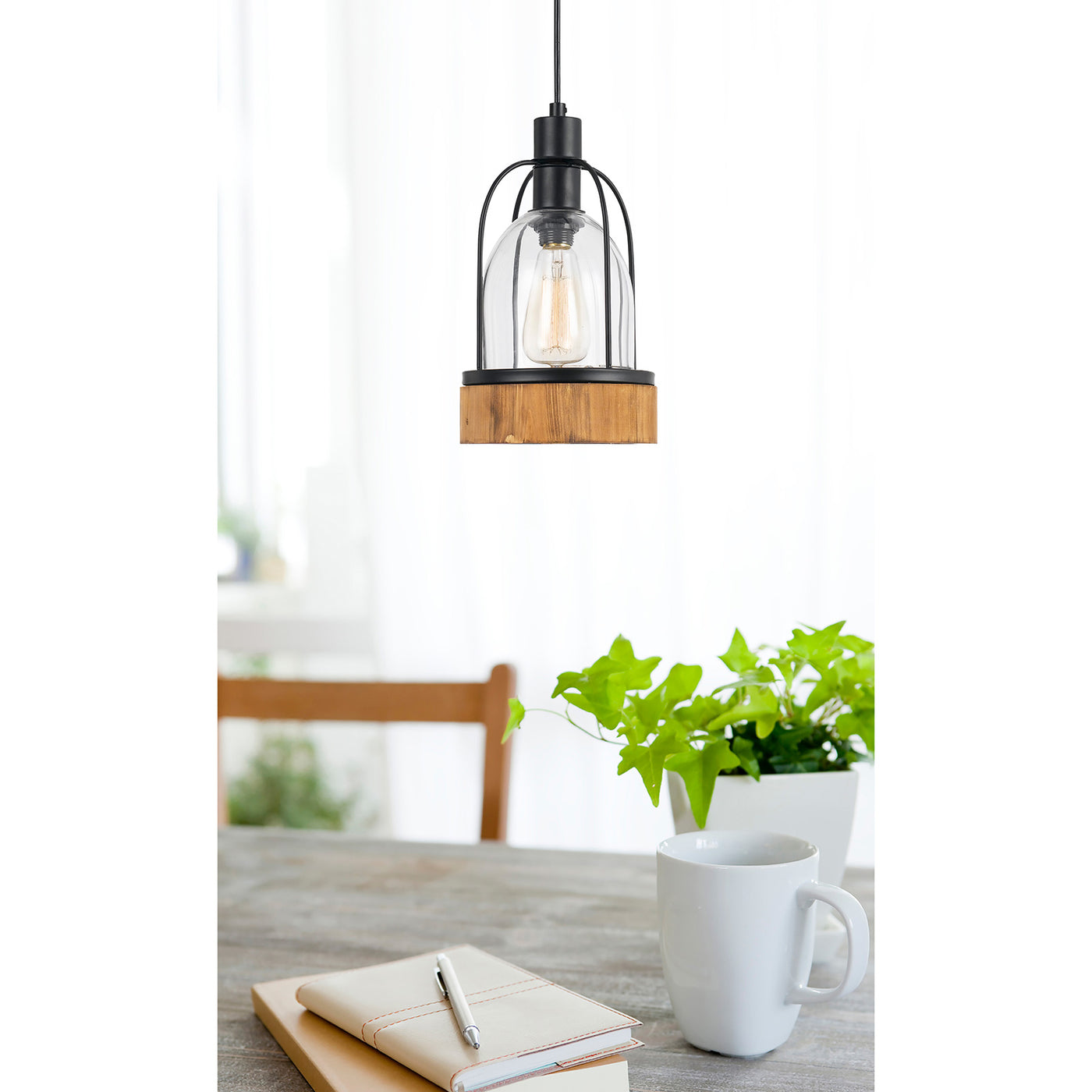 60W BEACON GLASS PENDANT(EDISON BULBS NOT INCLUDED) Pendant Cal Lighting