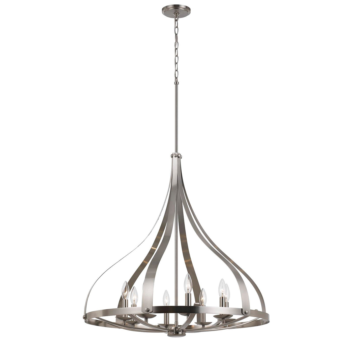 60W X 8 MERIDIAN CHANDELILER Chandelier Cal Lighting