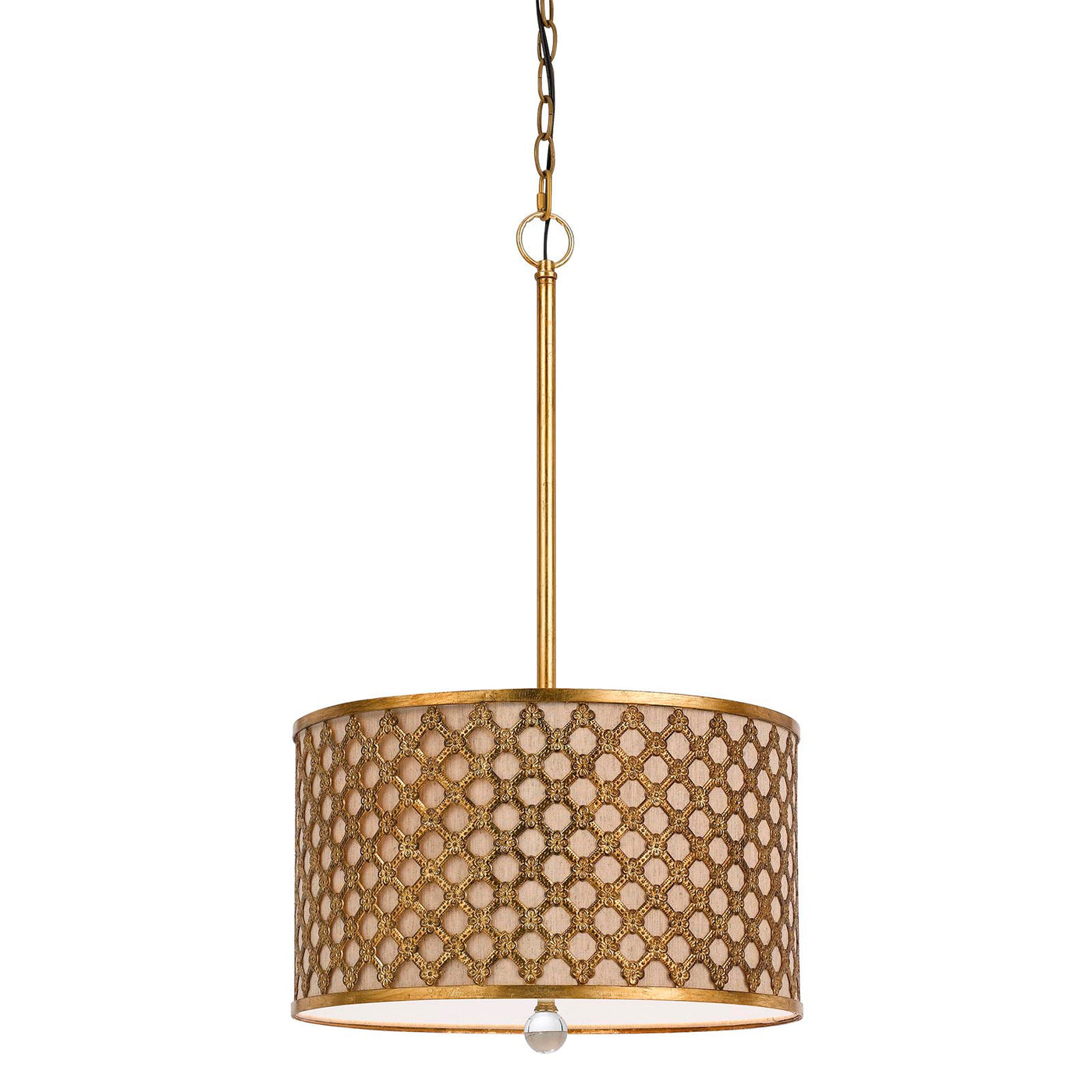 60W X 3 FAIRVIEW METAL PENDANT Pendant Cal Lighting