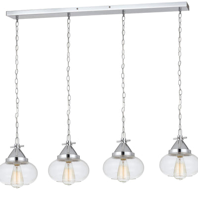 60W X 4 MAYWOOD GLASS PENDANT (EDISON BULBS NOT INCLUDED) Pendant Cal Lighting