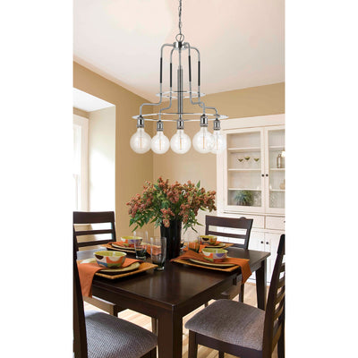 60W X 5 TRANSFORMERMETAL  CHANDELIER (EDISON BULBS INCLUDED) Chandelier Cal Lighting