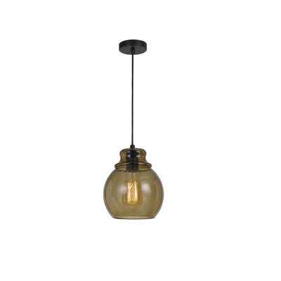 60W AVERSA RIPPLED GLASS PENDANT (EDISON BULB NOT INCLUDED) Pendant Cal Lighting