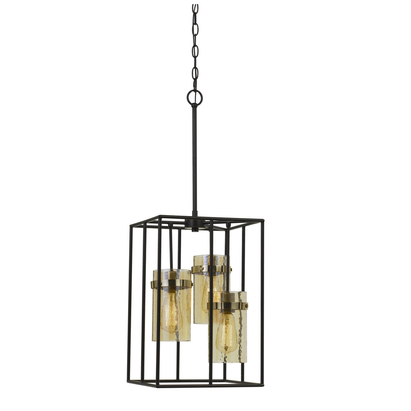 60W X 3 CREMONA GLASS PENDANT FIXTURE (EDISON BULBS NOT INCLUDED) Pendant Cal Lighting