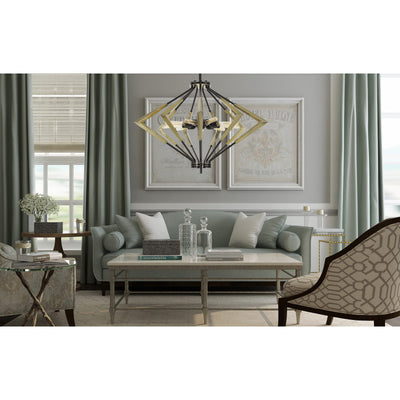 MALOUNTA 60W X 9 METAL CHANDELIER (EDISON BULBS NOT INCLUDED) Chandelier Cal Lighting