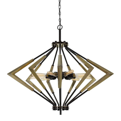 MALOUNTA 60W X 9 METAL CHANDELIER (EDISON BULBS NOT INCLUDED) Chandelier Cal Lighting