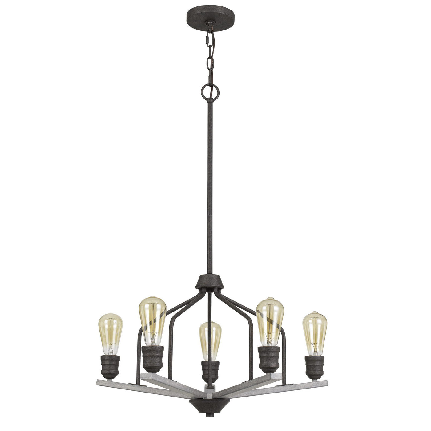 CORNING METAL CHANDELIER (EDISON BULBS NOT INCLUDED) Chandelier Cal Lighting
