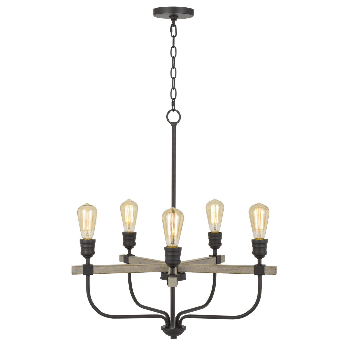 60W X 5 SION METAL CHANDELIER Chandelier Cal Lighting