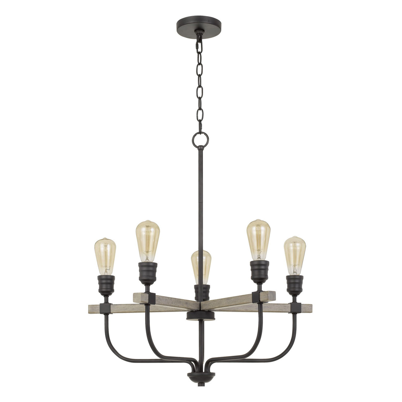 60W X 5 SION METAL CHANDELIER Chandelier Cal Lighting