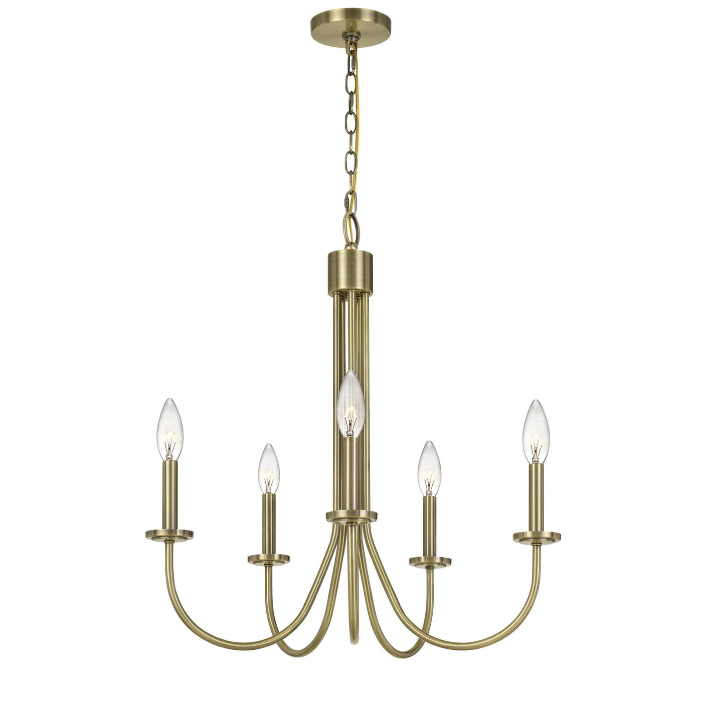 60W X 5 SPIEZ METAL CHANDELIER Chandelier Cal Lighting