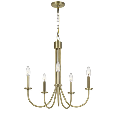 60W X 5 SPIEZ METAL CHANDELIER Chandelier Cal Lighting