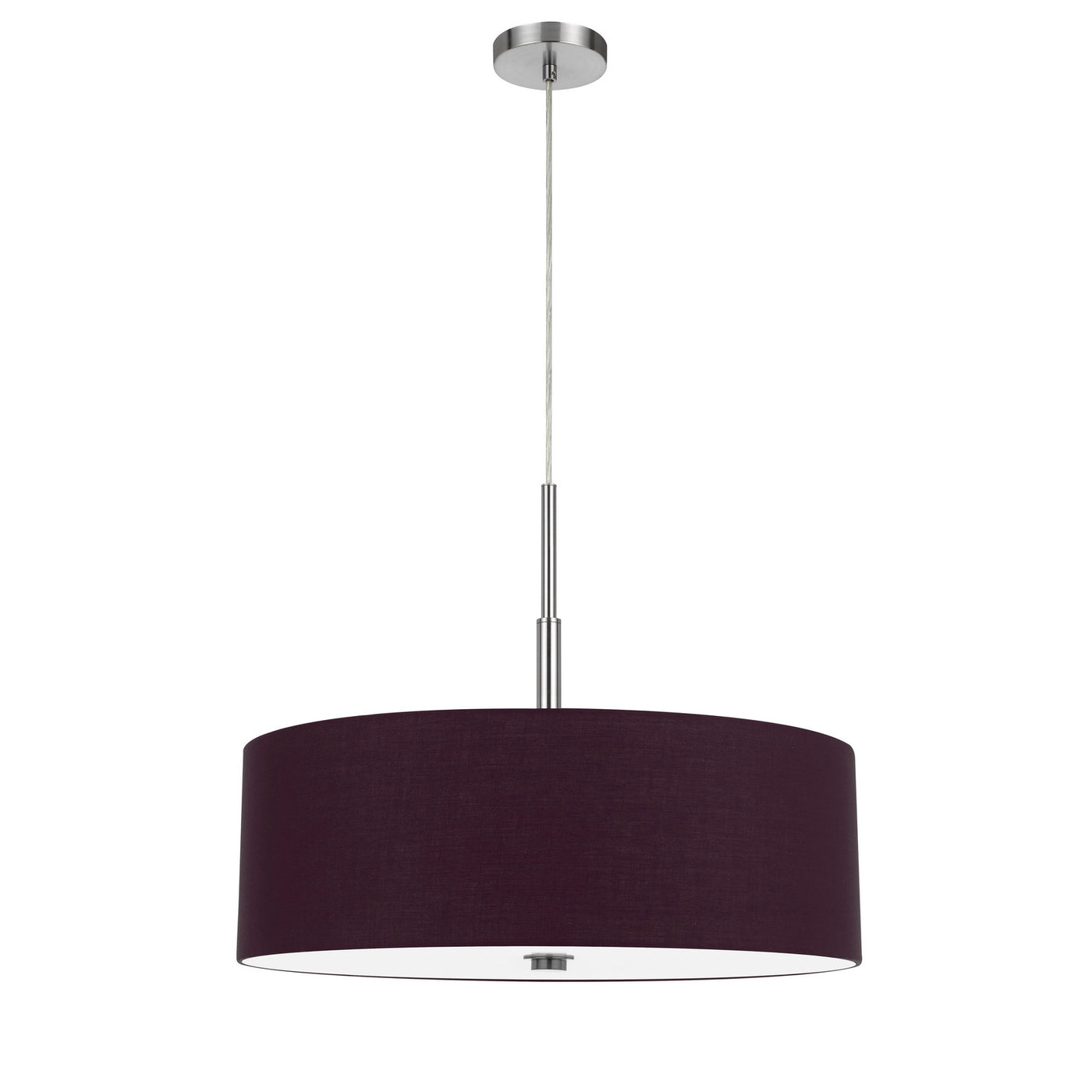 60W X 4 LONOKE PENDANT FIXTURE WITH HARDBACK DRUM SHADE Chandelier Cal Lighting