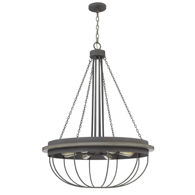 60W X 8 NIXA METAL CHANDELIER (EDISON BULBS NOT INCLUDED) Chandelier Cal Lighting