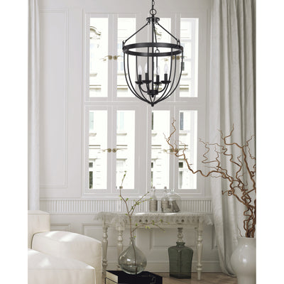 60W X 4 GRAFTON METAL CHANDELIER Chandelier Cal Lighting