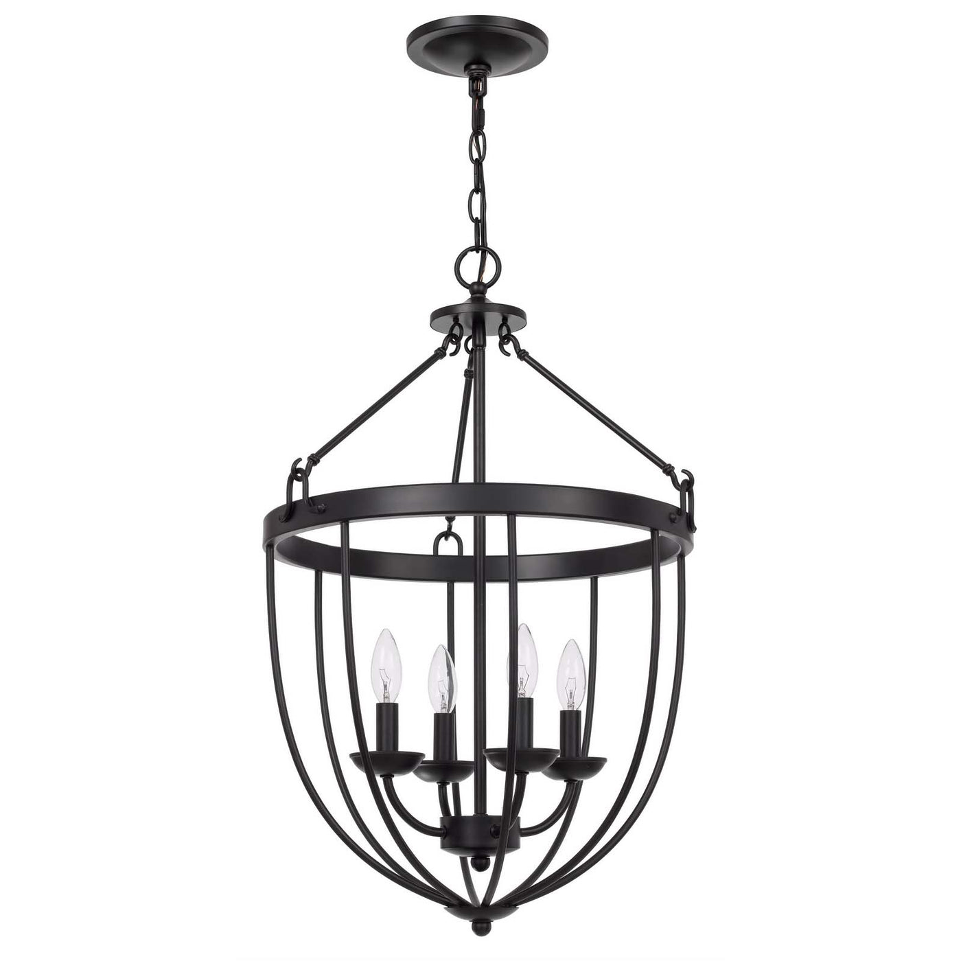 60W X 4 GRAFTON METAL CHANDELIER Chandelier Cal Lighting