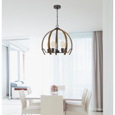 60W X 5 RIVERTON METAL CHANDELIER Chandelier Cal Lighting