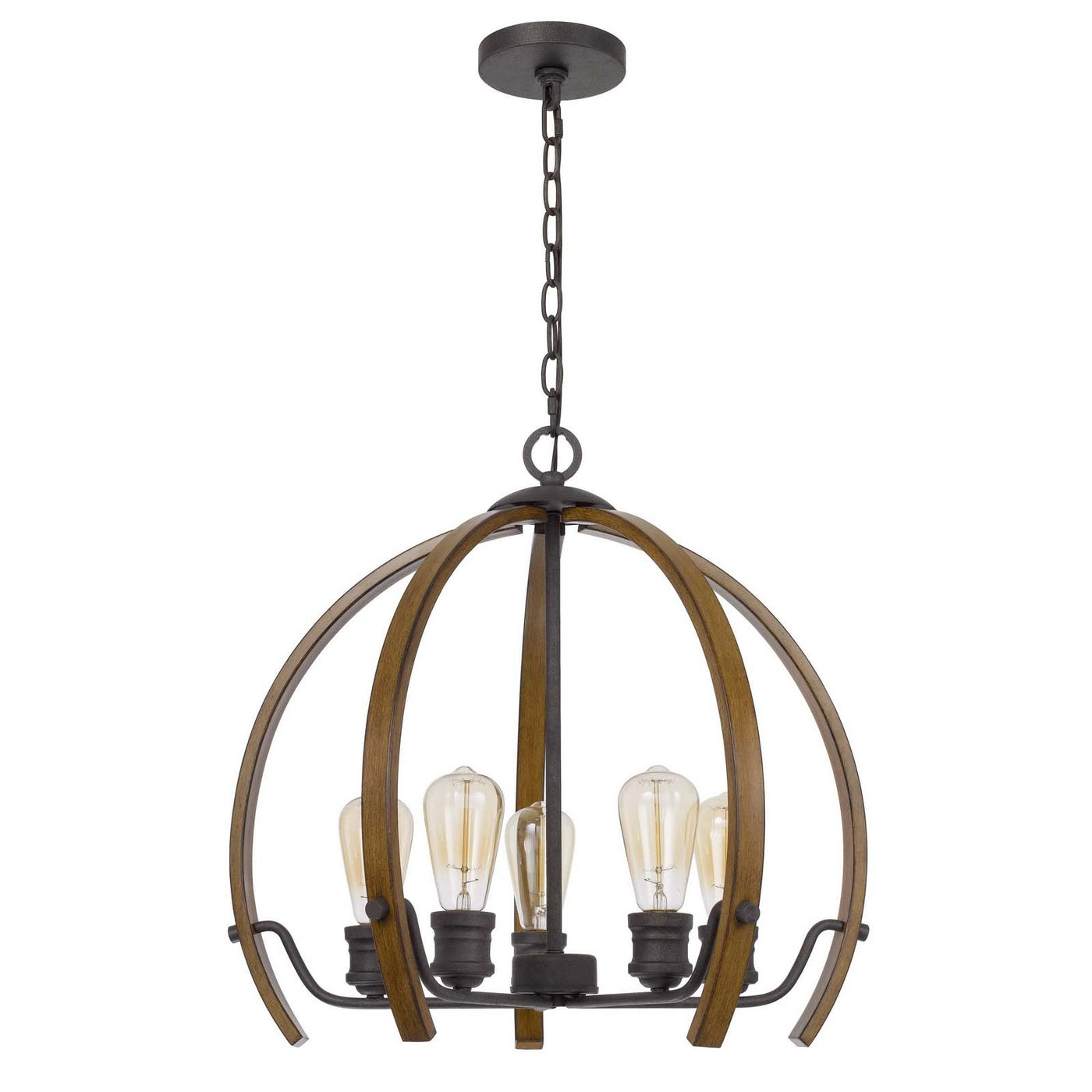 60W X 5 RIVERTON METAL CHANDELIER Chandelier Cal Lighting