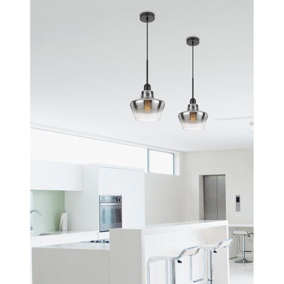 40W BROCKTON GLASS PENDANT LIGHT Pendant Cal Lighting