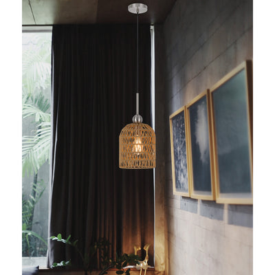 60W DEPOK ROPED PENDANT FIXTURE Pendant Cal Lighting