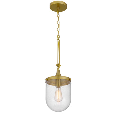 60W ITHACA BUBBLED GLASS PENDANT FIXTURE Pendant Cal Lighting