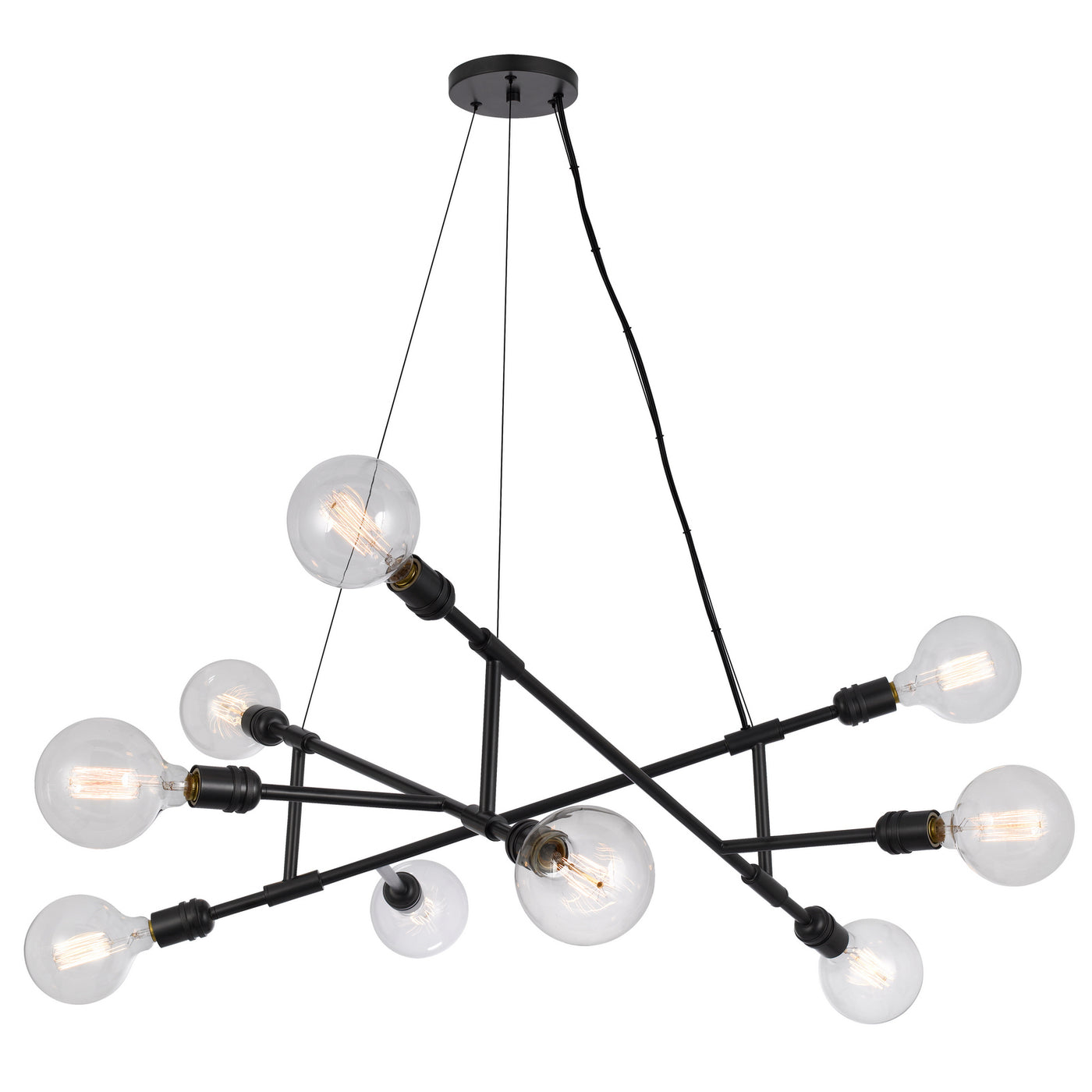 60W X 9 MASSENA METAL CHANDELIER Chandelier Cal Lighting