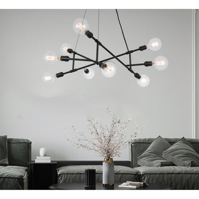 60W X 9 MASSENA METAL CHANDELIER Chandelier Cal Lighting