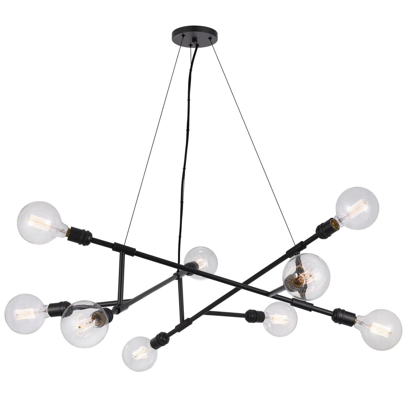 60W X 9 MASSENA METAL CHANDELIER Chandelier Cal Lighting