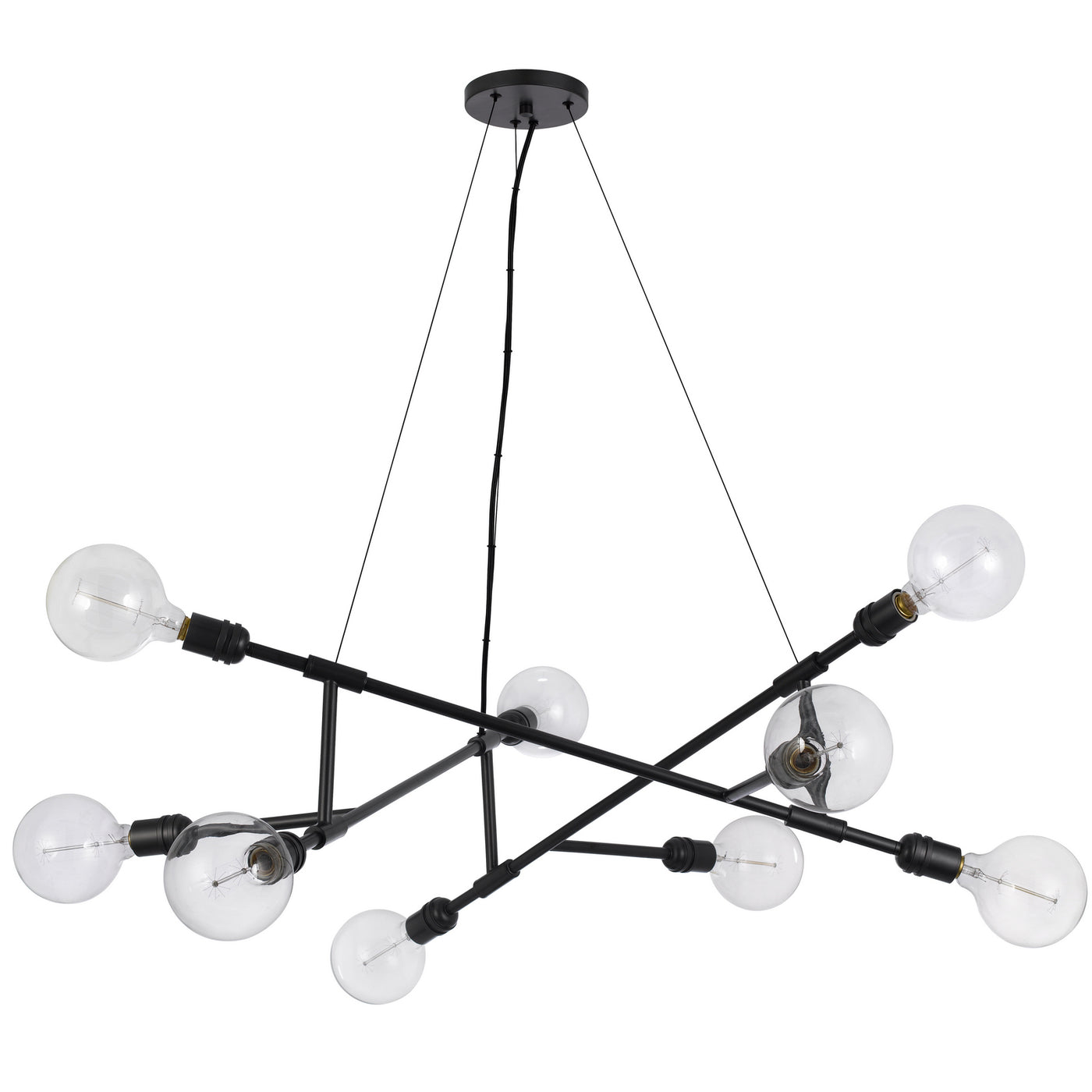 60W X 9 MASSENA METAL CHANDELIER Chandelier Cal Lighting