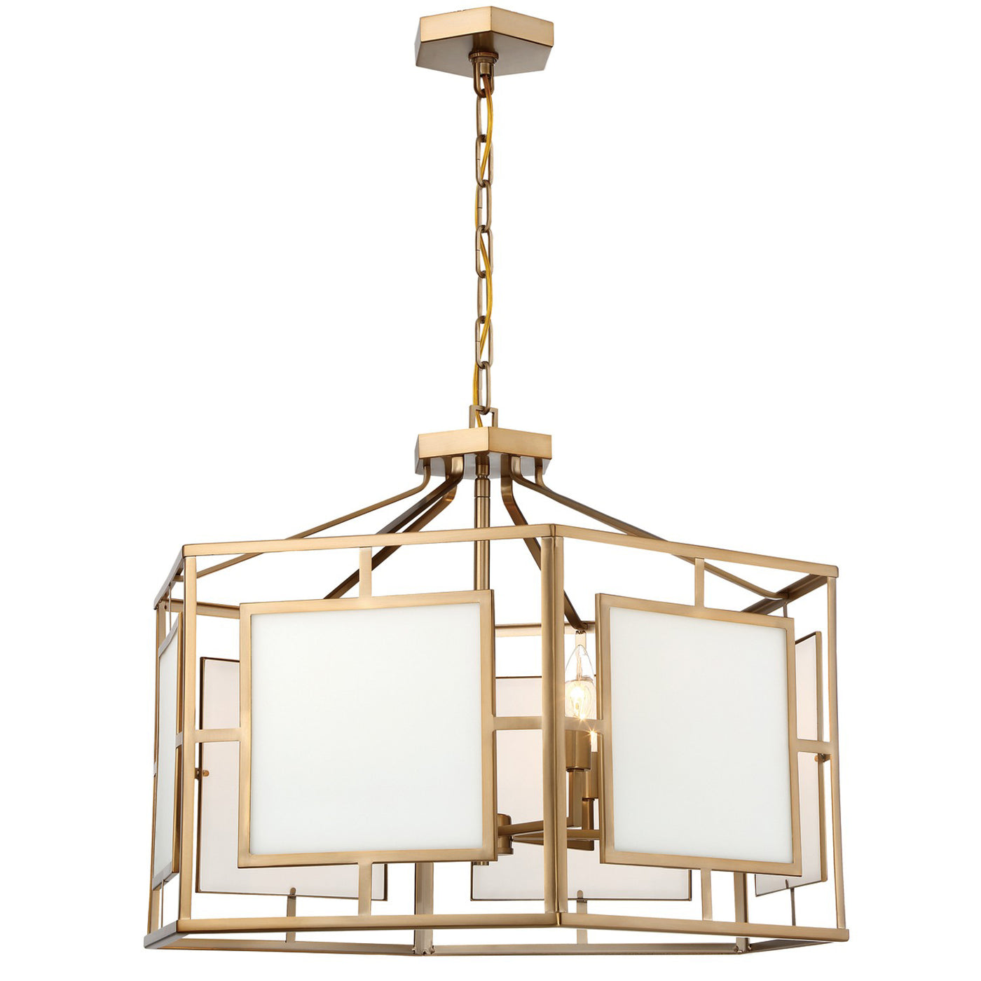 Libby Langdon Hillcrest 6 Light Vibrant Gold Chandelier Chandelier Crystorama