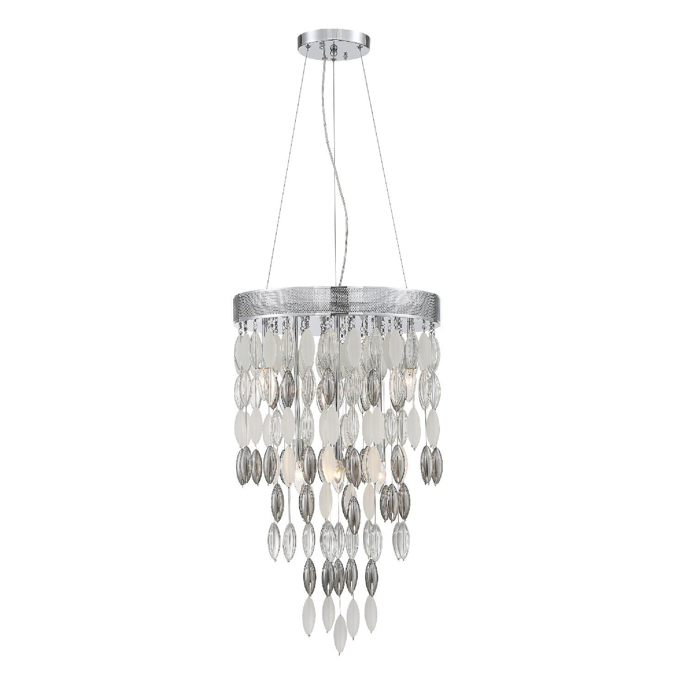 Hudson 6 Light Polished Chrome Chandelier Chandelier Crystorama