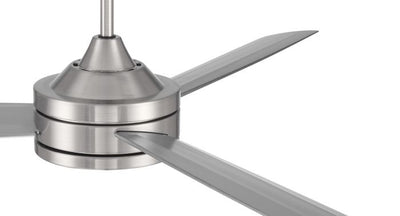 62" Inspo Indoor Fan in Brushed Polished Nickel w/ Brushed Nickel Blades Ceiling Fan CRAFTMADE