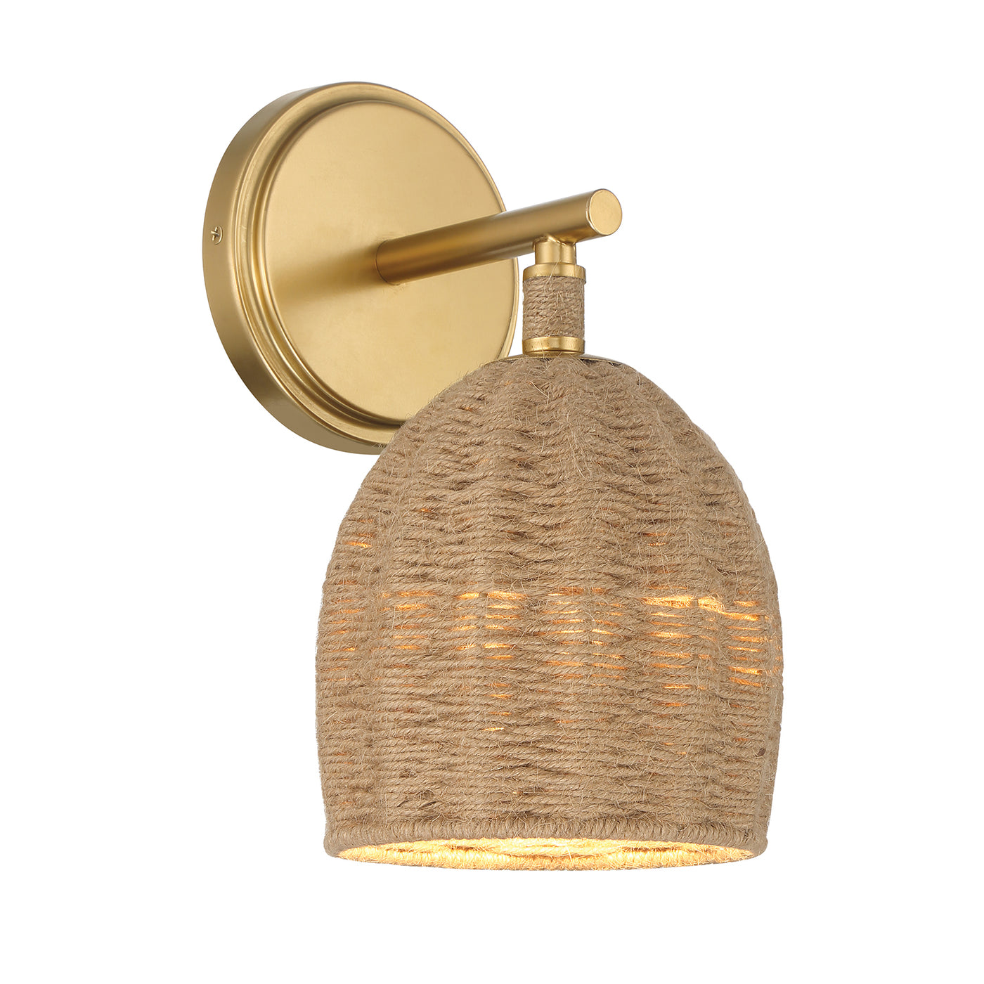 Jace 1 Light Soft Gold Sconce Wall Sconce Crystorama