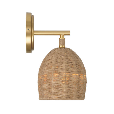 Jace 1 Light Soft Gold Sconce Wall Sconce Crystorama