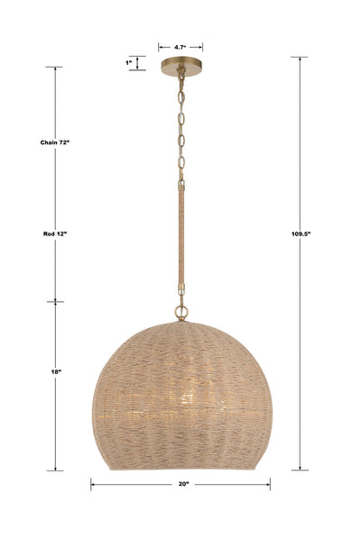 Jace 3 Light Soft Gold Chandelier Chandelier Crystorama