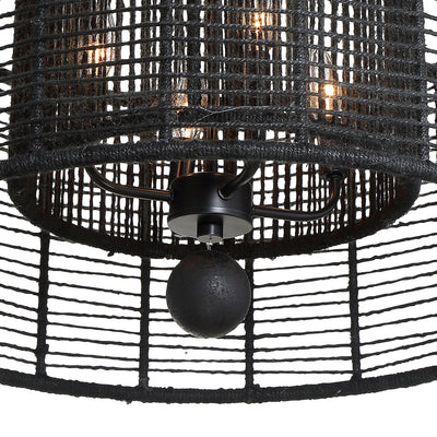 Jayna 4 Light Matte Black Chandelier Chandelier Crystorama