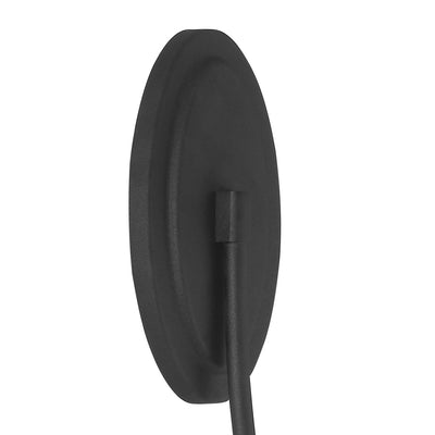 Juno 1 Light Black Forged Sconce Wall Sconce Crystorama