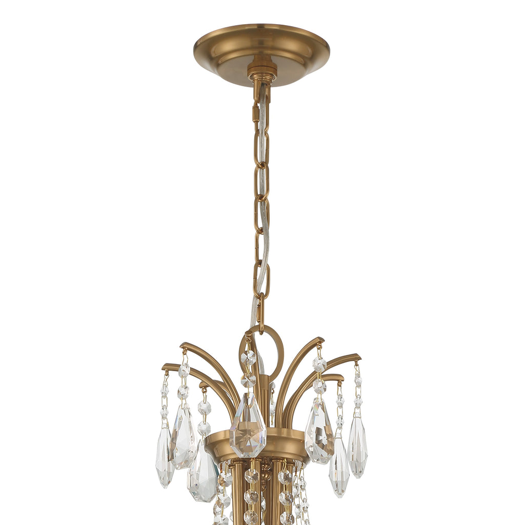 Karrington 8 Light Aged Brass Chandelier Chandelier Crystorama