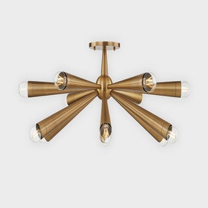 Keanu Semi Flush Semi Flush Troy Lighting