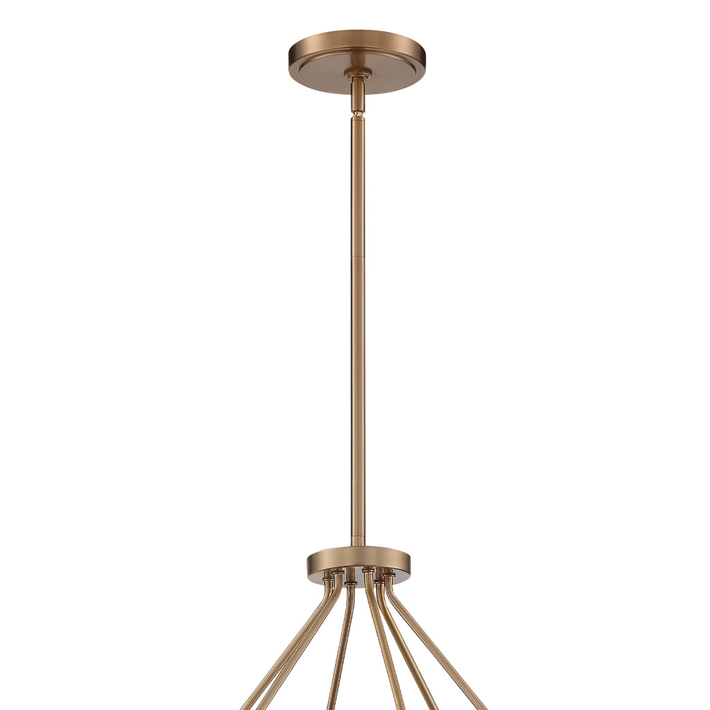 Keenan 6 Light Vibrant Gold Chandelier Chandelier Crystorama