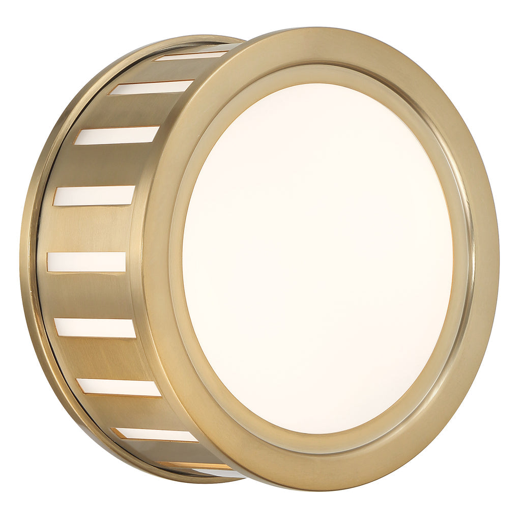 Kendal 2 Light Vibrant Gold Sconce Wall Sconce Crystorama