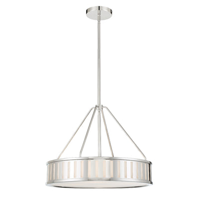 Kendal 4 Light Polished Nickel Chandelier Chandelier Crystorama