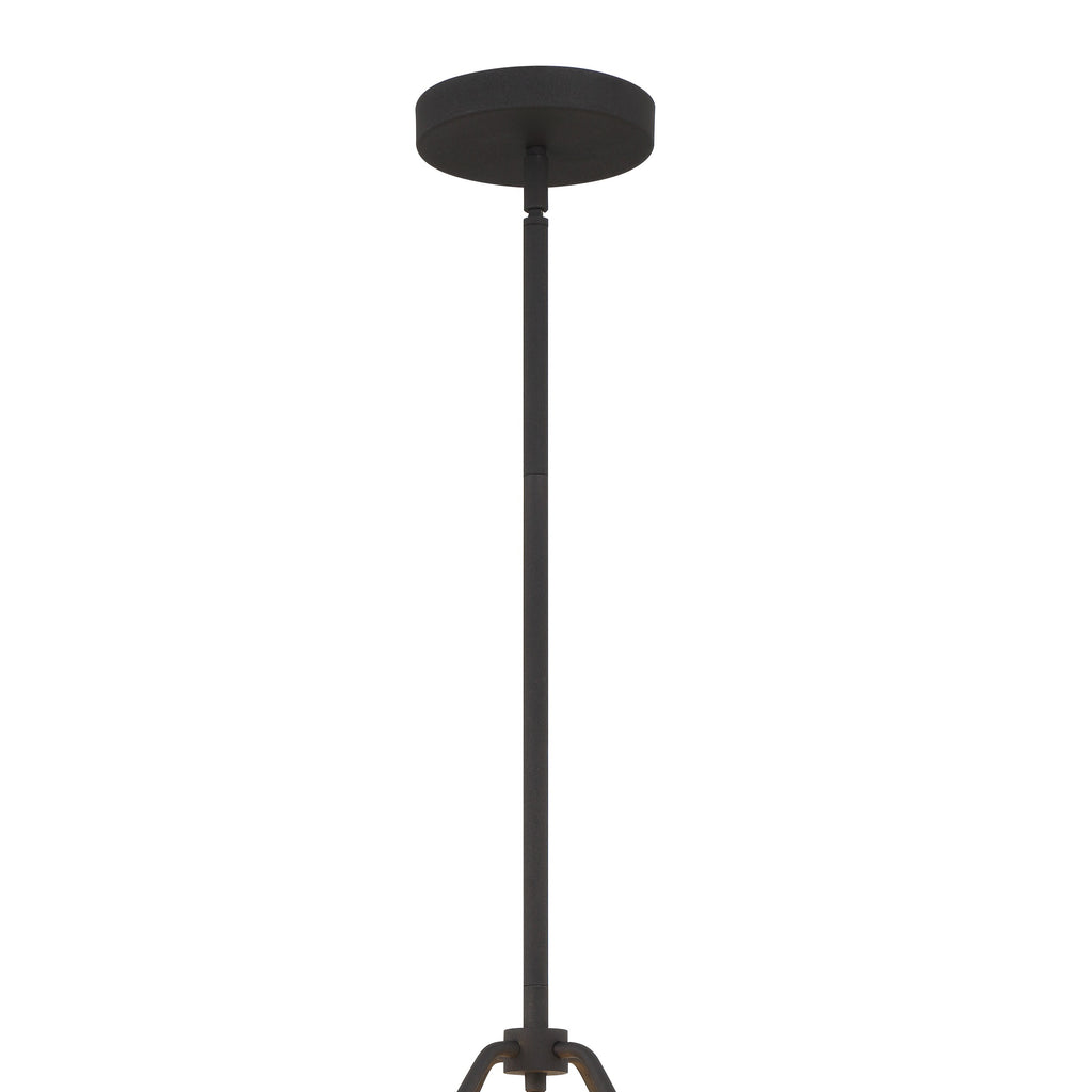 Kendal 6 Light Black Forged Chandelier Chandelier Crystorama