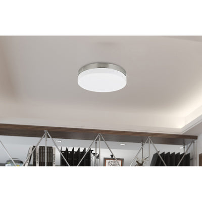 INTEGRATED LED 25W, 2000 LUMEN, 80 CRI, DIMMABLE CEILING FLUSH MOUNT WITH ACRYLIC DIFFUSER Semi Flush Cal Lighting