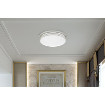 INTEGRATED LED 25W, 2000 LUMEN, 80 CRI, DIMMABLE CEILING FLUSH MOUNT WITH ACRYLIC DIFFUSER Semi Flush Cal Lighting