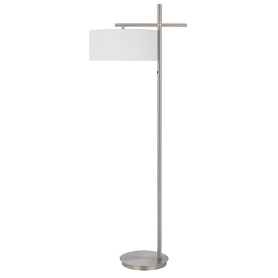 LAVAL METAL FLOOR LAMP WITH POLE ROCKER SWITCH Floor Lamp Cal Lighting