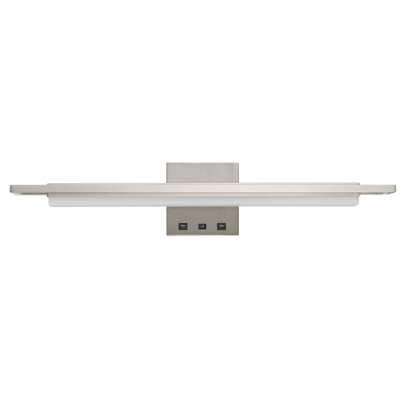 NEWRY LED METAL OVER THE DESK WALL SONCE WITH 2 USB CHARGING PORTS Floor Lamp Cal Lighting