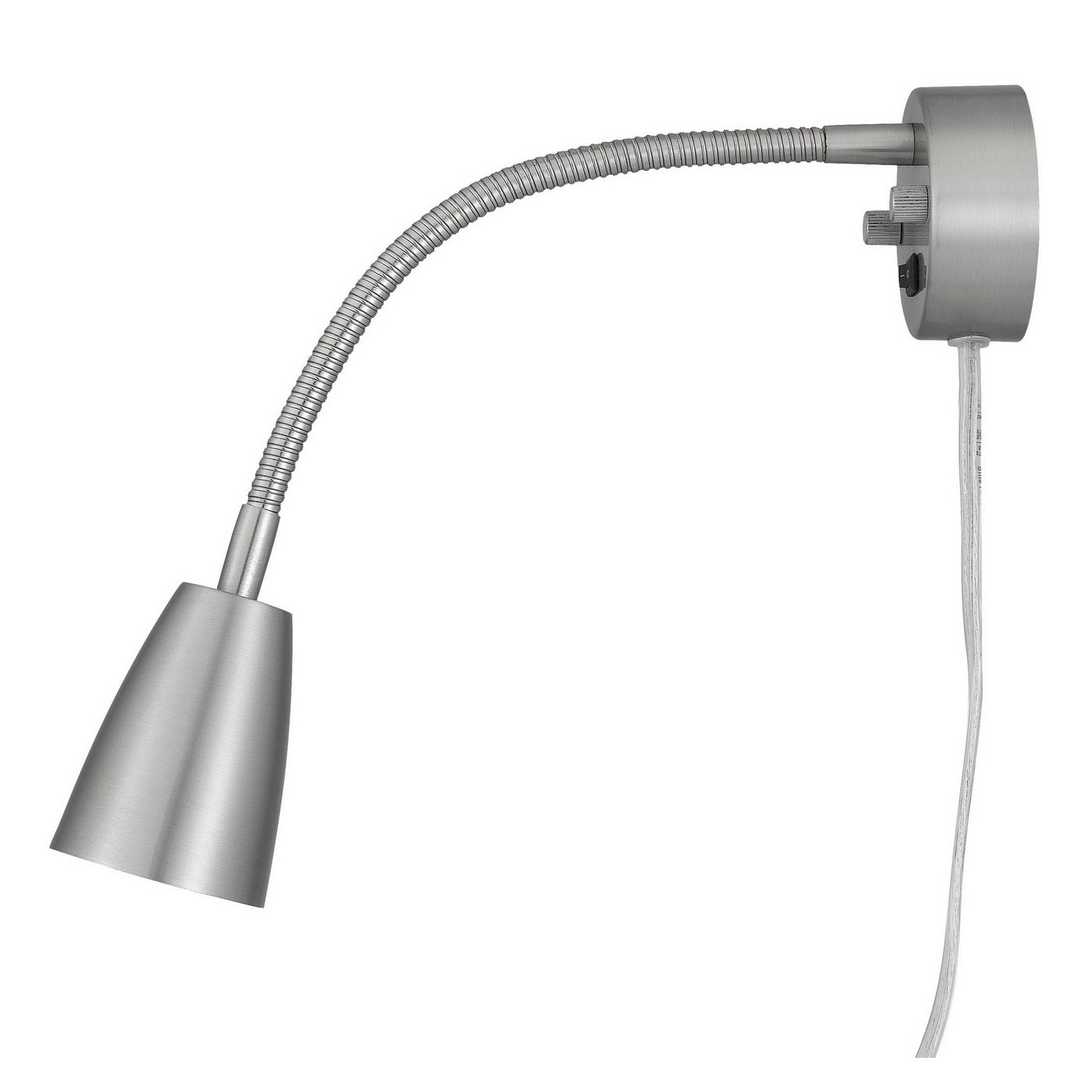 6W LED GOOSENECK BEDSIDE READING LIGHT (3K, 6W GU10 BULB INCLUDED) Wall Lamp Cal Lighting