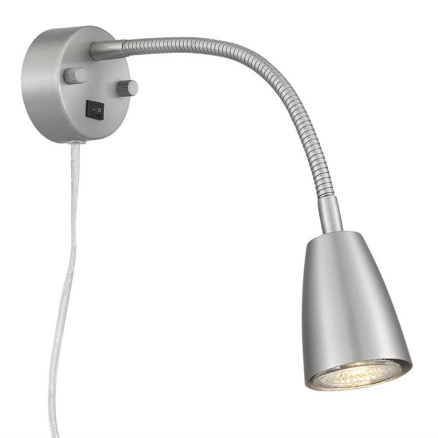 6W LED GOOSENECK BEDSIDE READING LIGHT (3K, 6W GU10 BULB INCLUDED) Wall Lamp Cal Lighting